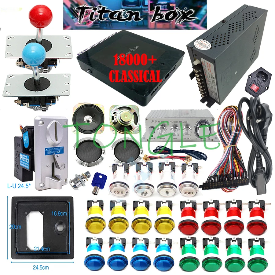 Arcade Game Cabinet - JAMMA Game Kit Copy SANWA Joystick,