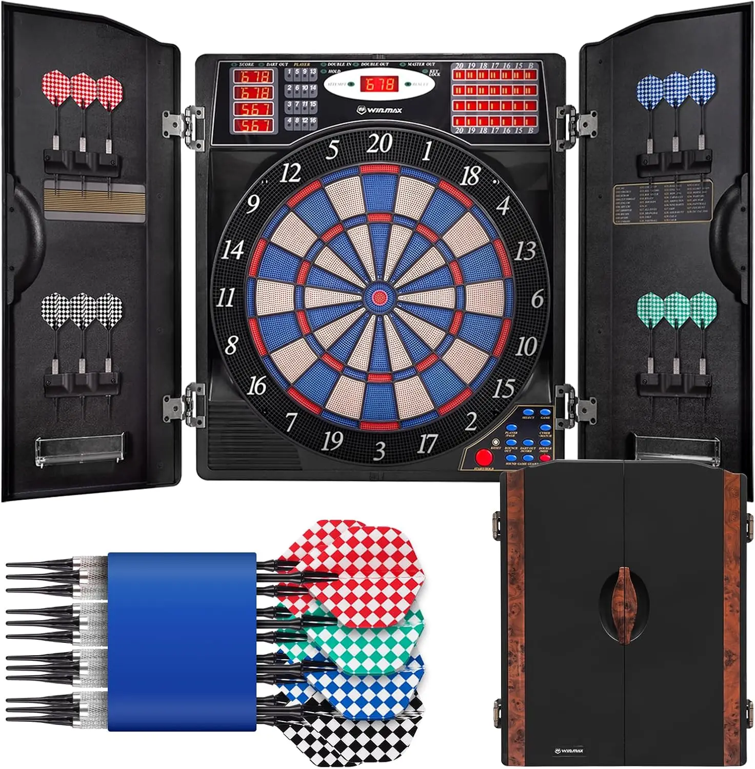 Ensemble de cible à fléchettes - Electronic Dartboard Cabinet avis et prix