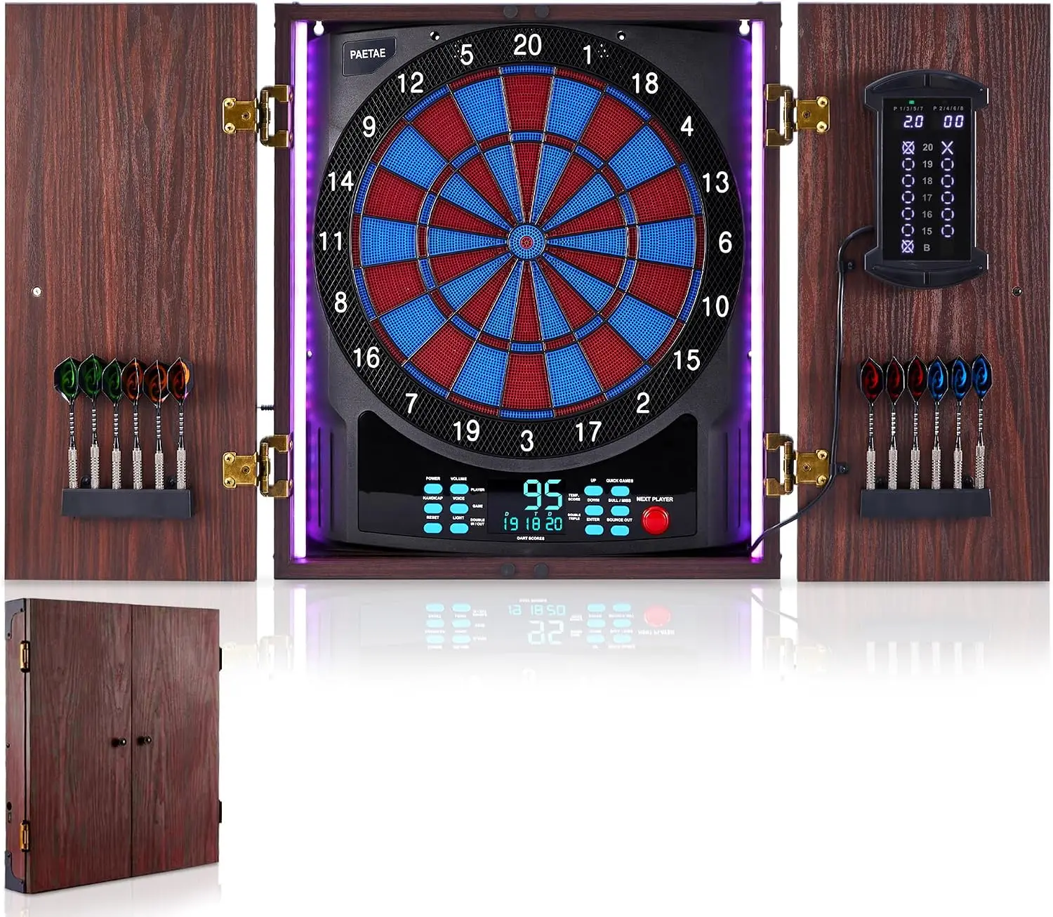 Coffret de fléchettes électron - Electronic Dartboard Cabinet avis et prix