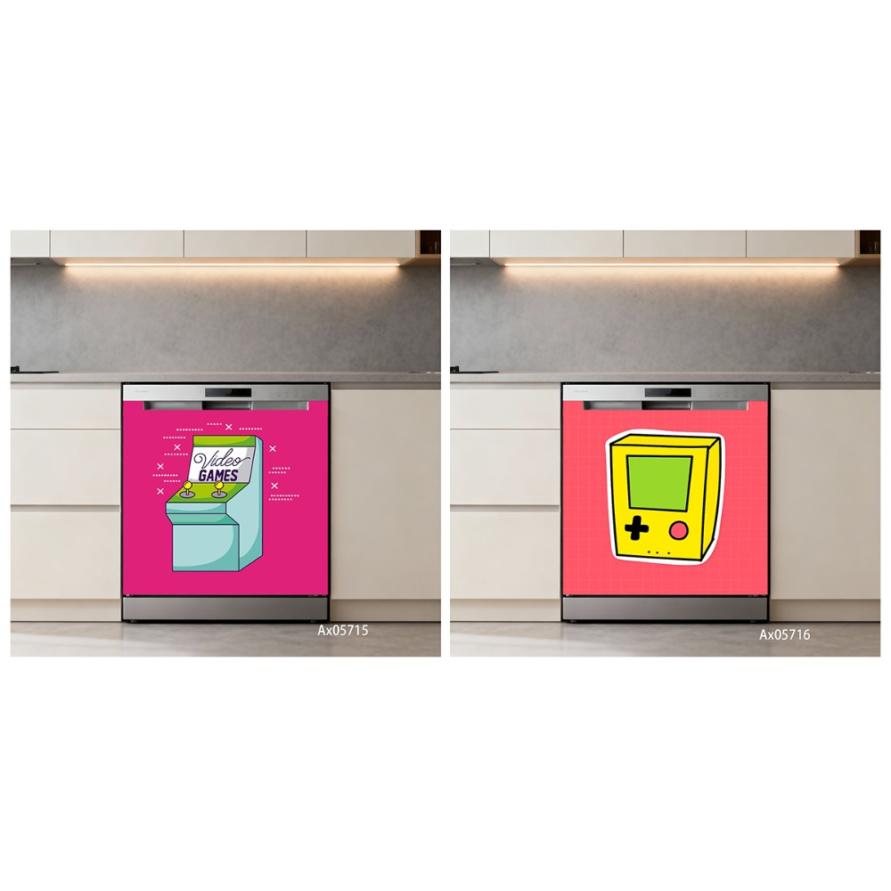 Autocollant de porte de lave-v - Arcade Game Cabinet avis et prix