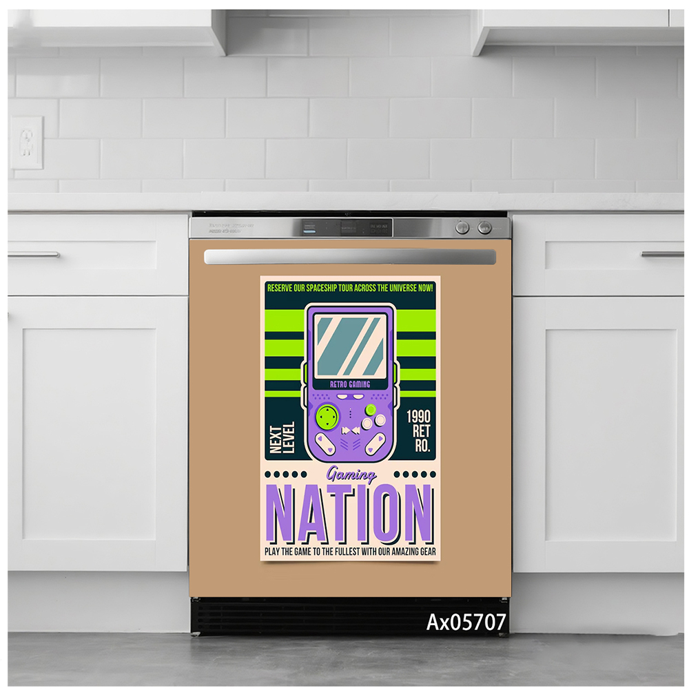 Autocollant de porte de lave-v - Arcade Game Cabinet avis et prix