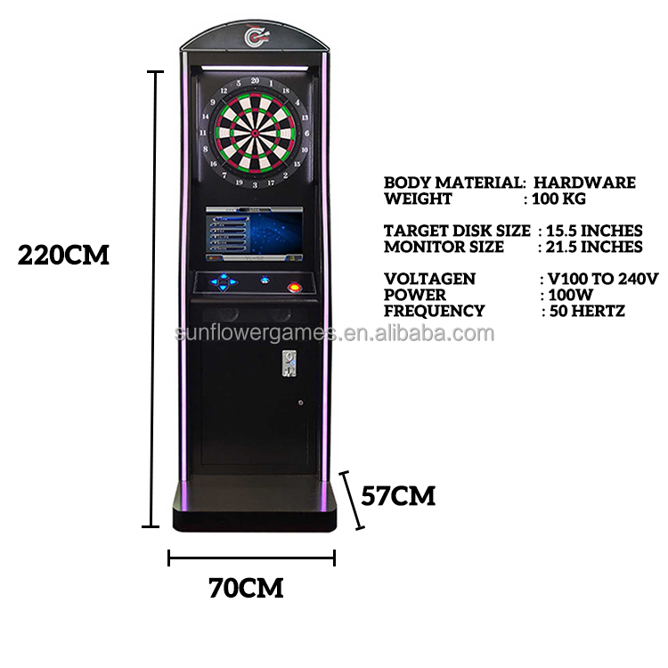 Cabinet de fléchettes d'arcade - Electronic Dartboard Cabinet avis et prix