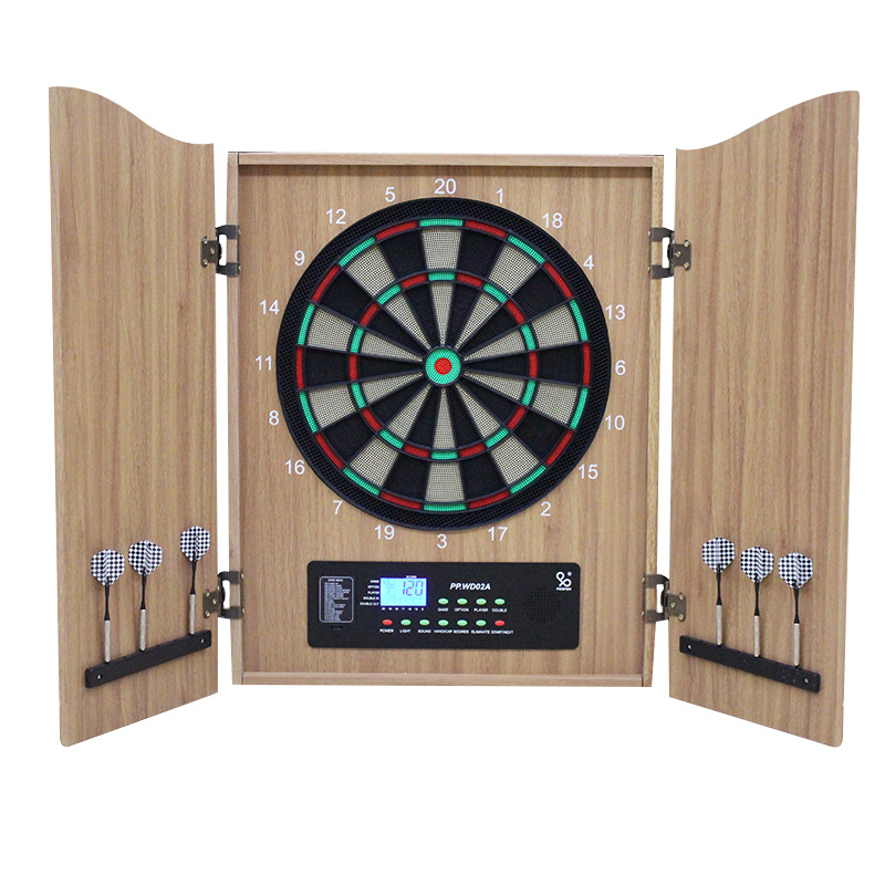 Armoire de jeu de fléchettes é - Electronic Dartboard Cabinet avis et prix