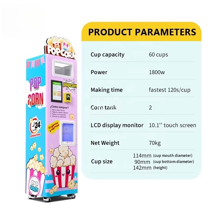 Machine à Popcorn Intelligente - Popcorn Vending Machine avis et prix